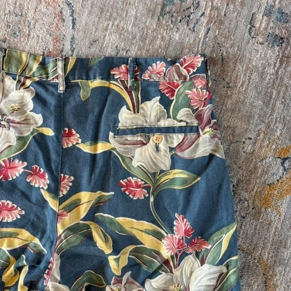Polo ralph Lauren floral shorts Size 34 floral preppy 90s - Picture 4 of 6